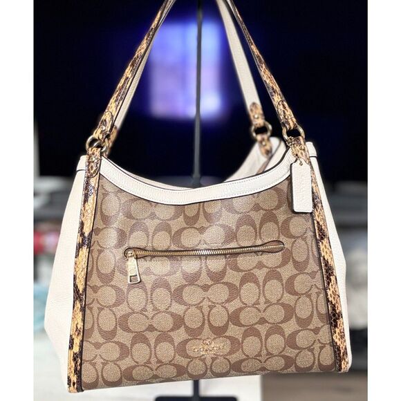 Coach Handbags - Coach Kristy Shoulder Bag in Colorblock Signature Canvas